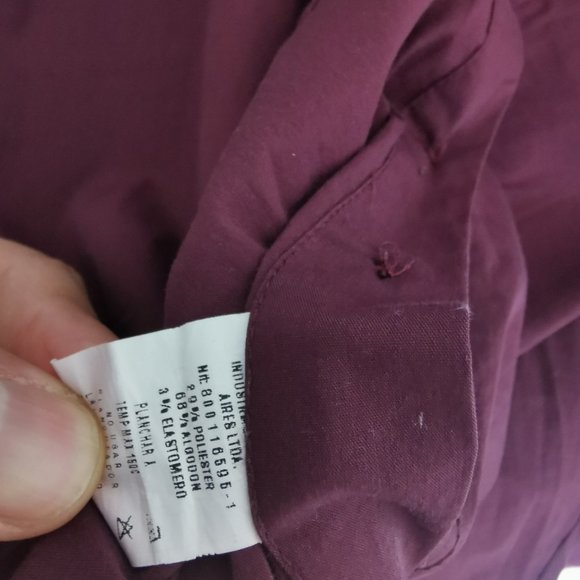 Burgundy Dress shirt from Louis Barton (Bundle add-on) - Picture 4 of 5